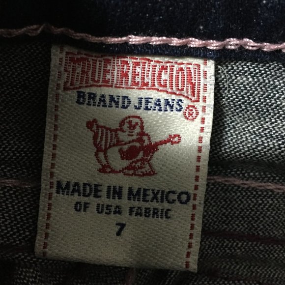 True Religion Girl's Julie Super T Jeans Size 7 - Picture 4 of 4